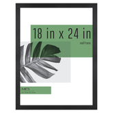 MCS Studio Gallery 18x24 Select Poster Frame Black Woodgrain, Vertical & Horizontal Wall Hanging Large Picture Frame for Photos, Posters & Art Prints (1-Pack)